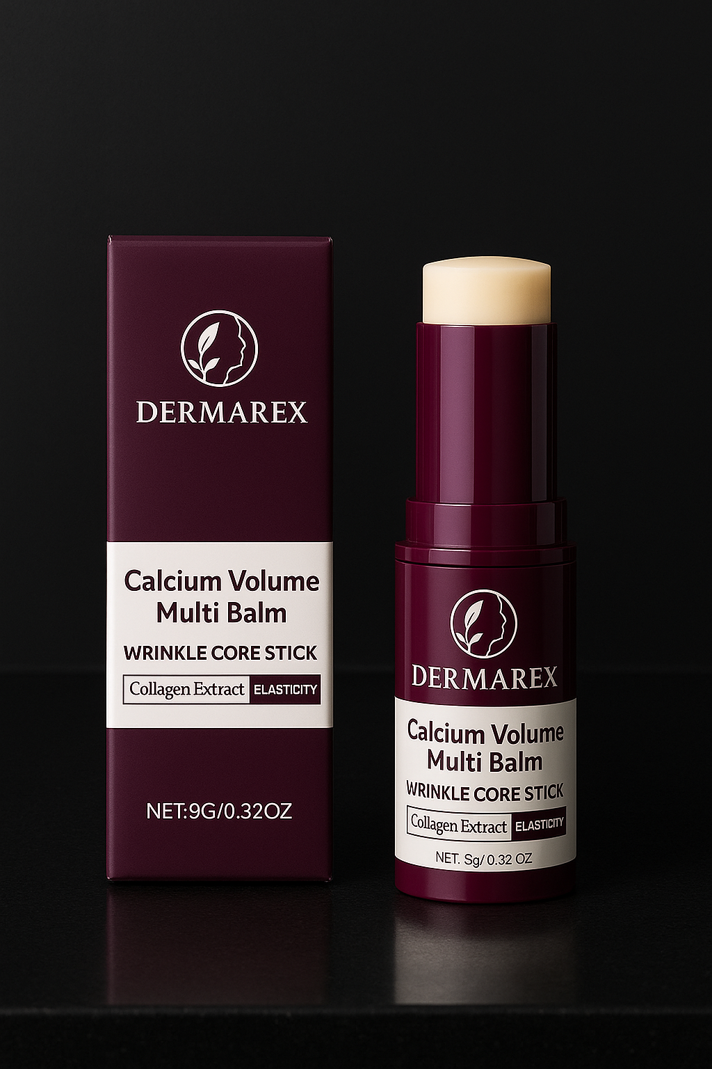 Hydrating Calcium Multi Balm Stick – Firming, Tightening & Smoothing Daily Face Moisturizer